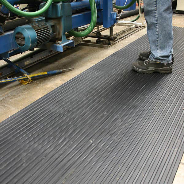 COBA Gummimatte COBArib Black RR010010