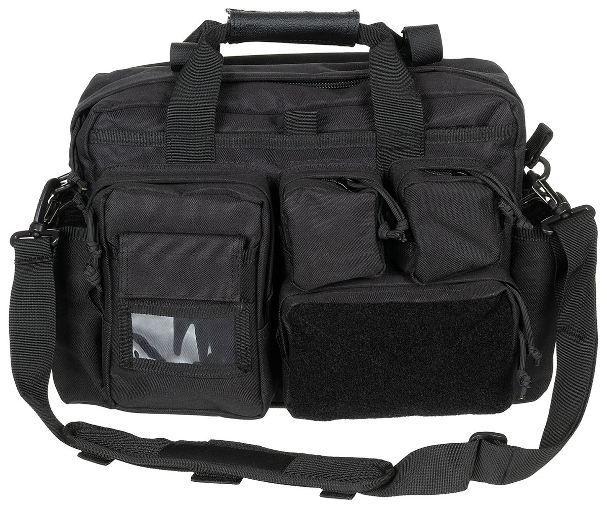 MFH Einsatz-Tasche, schwarz, mit Schultergurt, 30007A