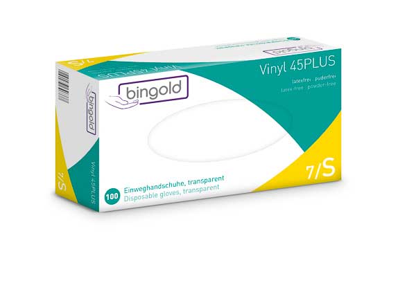 Bingold Vinyl Handschuhe 45PLUS 17468