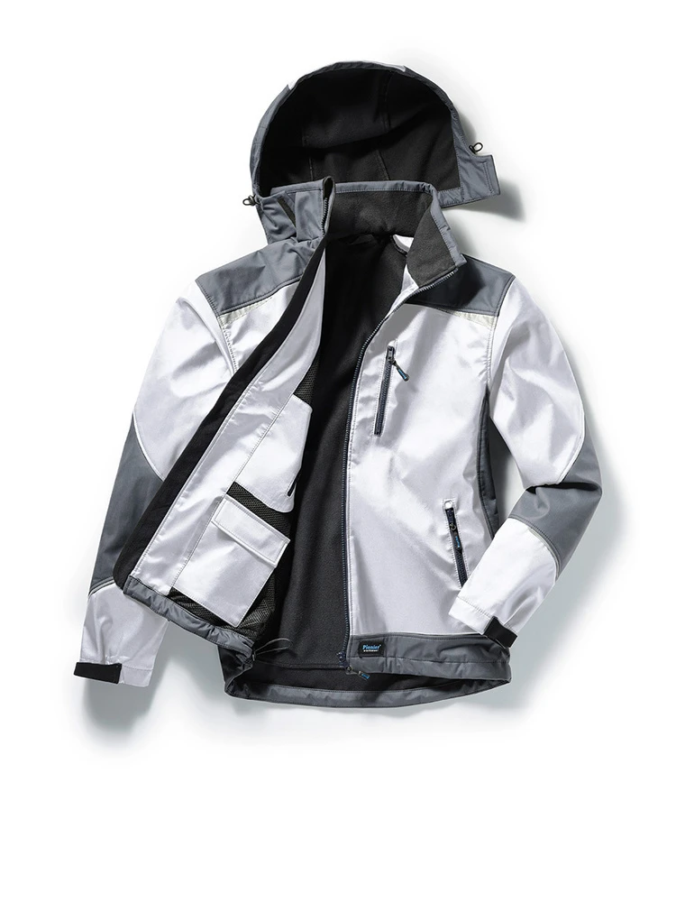 Pioner Workwear Softshell Jacke mit Kapuze 81001
