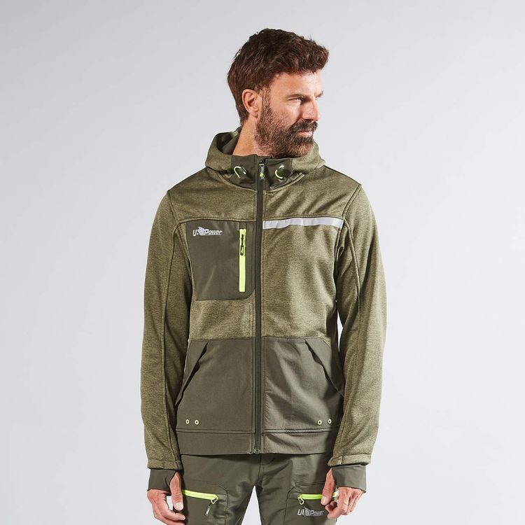 U-Power Arbeits-Sweatshirt mit Kapuze GALAXY WFU275BC