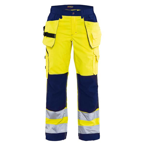 Blåkläder Damen High Vis Bundhose ohne Werkzeugtaschen 71561811