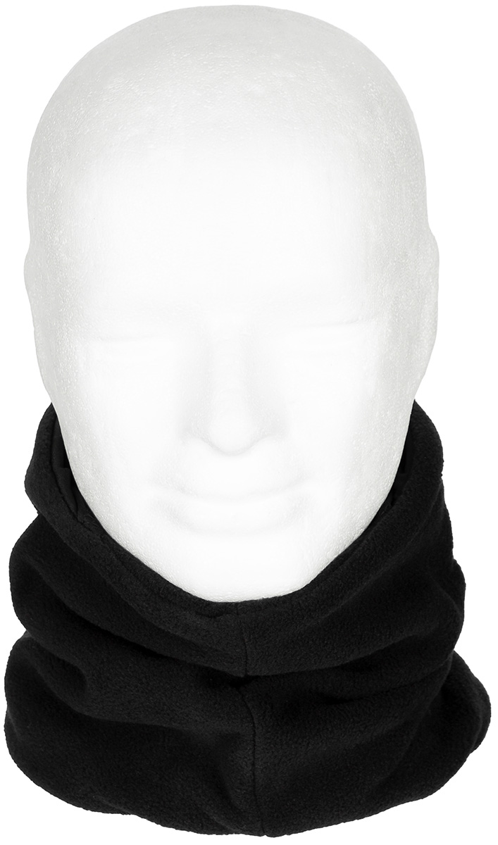 MFH Rundschal, Fleece, schwarz, mit Kopfteil, 10170A