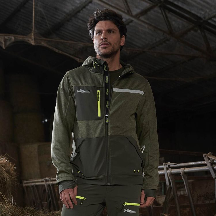 U-Power Arbeits-Sweatshirt mit Kapuze GALAXY WFU275BC