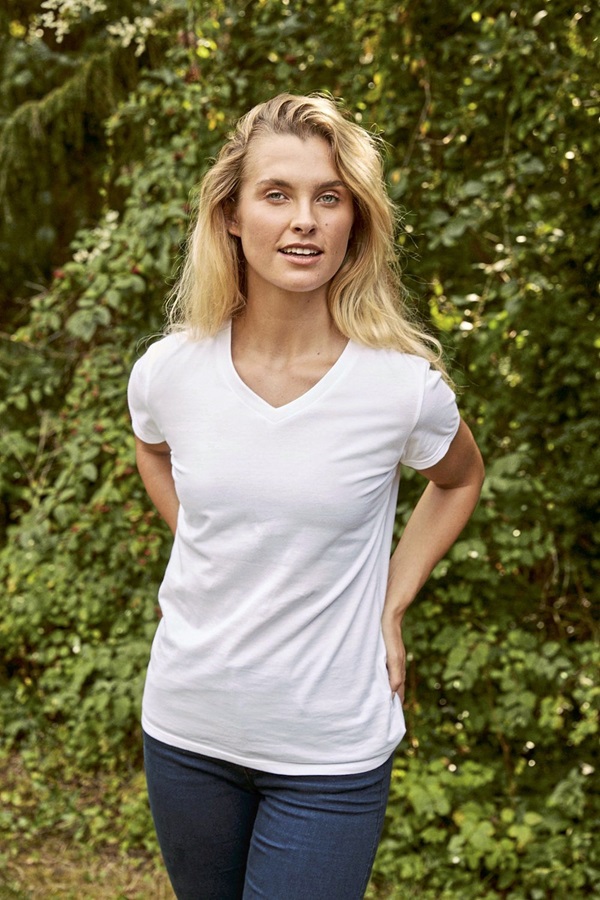 Neutral Ladies V-neck T-Shirt NE81005