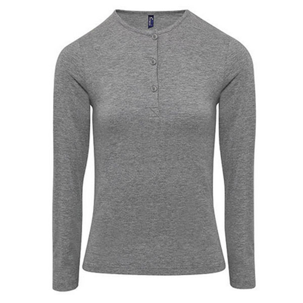 Premier Workwear Womens Long-John Roll Sleeve Tee PW318