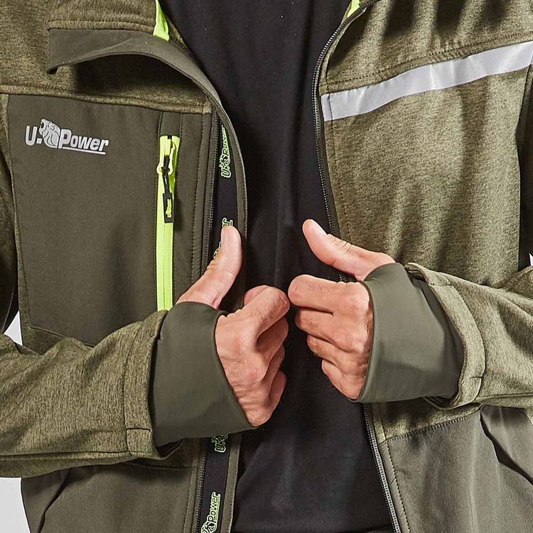 U-Power Arbeits-Sweatshirt mit Kapuze GALAXY WFU275BC