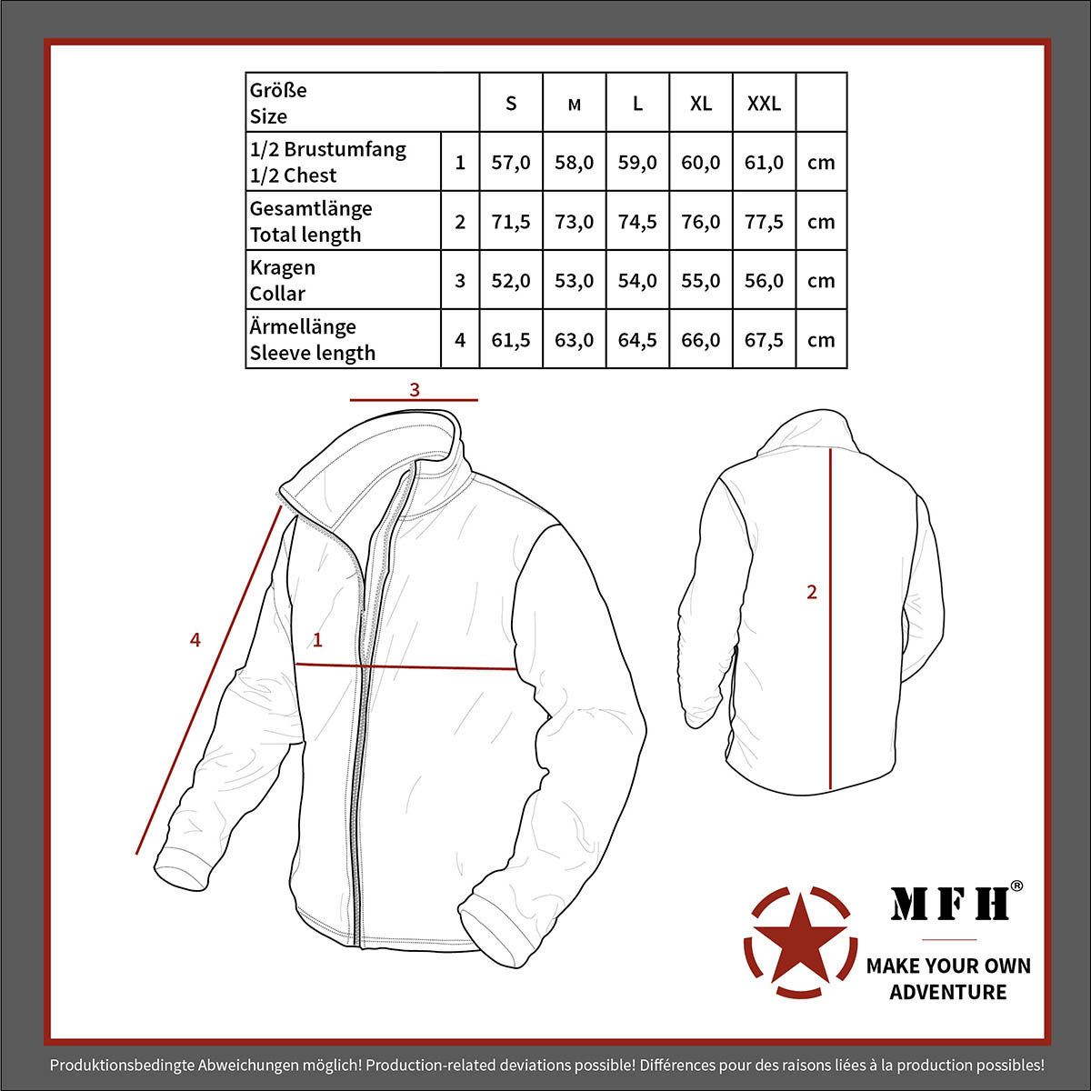 MFH Fleece-Jacke, "Arber" 03871A