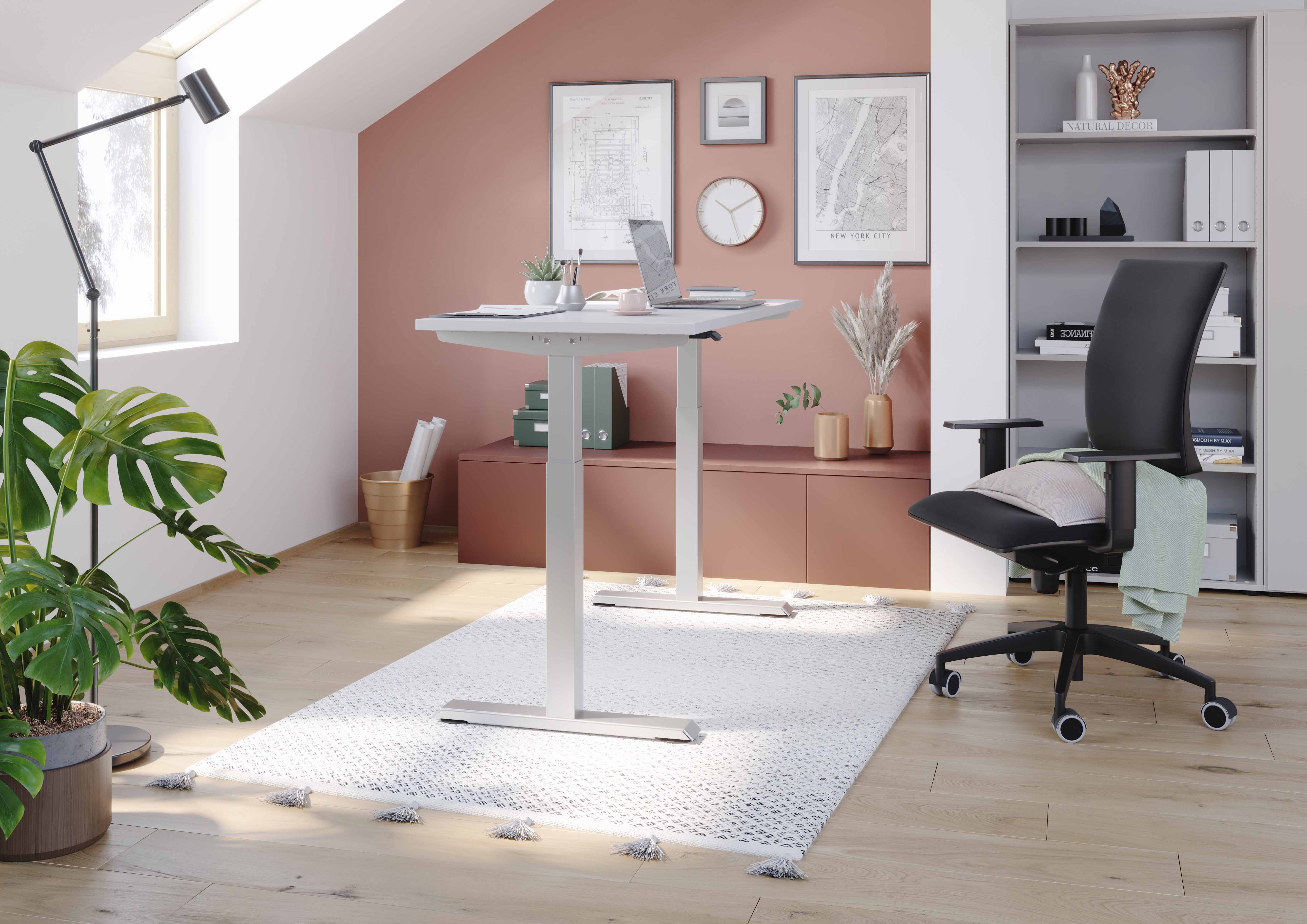 Schreibtisch elektrisch höhenverstellbar MINI OFFICE VXMST6 Hammerbacher