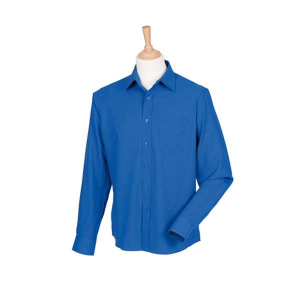 Henbury Men`s Wicking Long Sleeve Shirt W590
