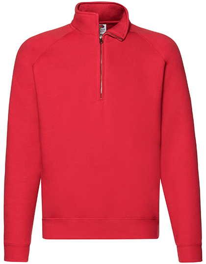 Fruit of the Loom Troyer Zip Neck Premium F382