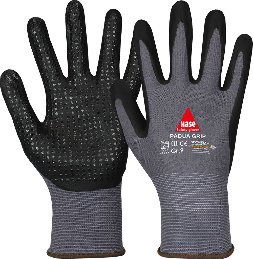 Hase Nitril Noppen Handschuhe Padua Grip 508150