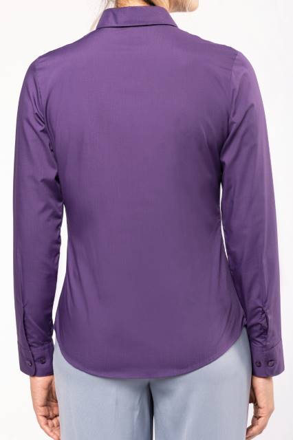 KARIBAN Damen Bluse Popeline K549