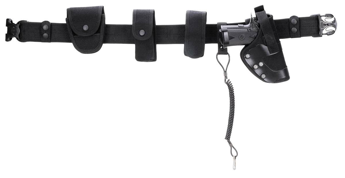 MFH Koppel, "Security", schwarz, 8-teilig, PP-Einlage, 22783A