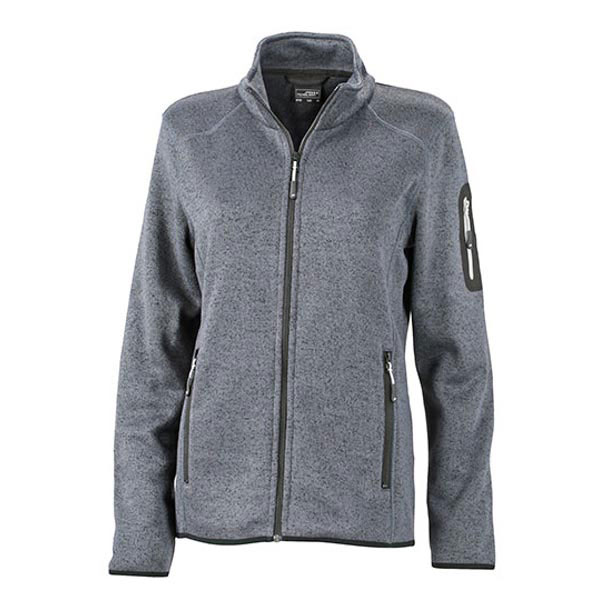 Daiber Ladies` Knitted Fleece Jacket JN761