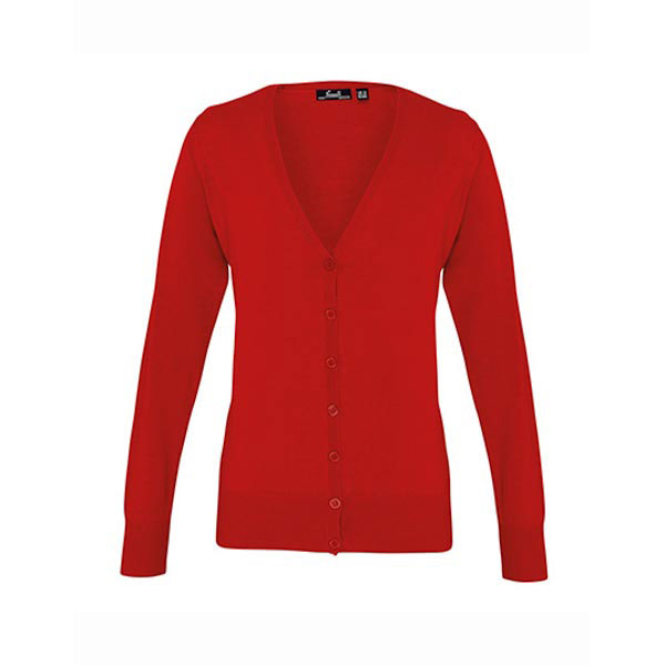 Premier Workwear Ladies` Button Through Knitted Cardigan PW697