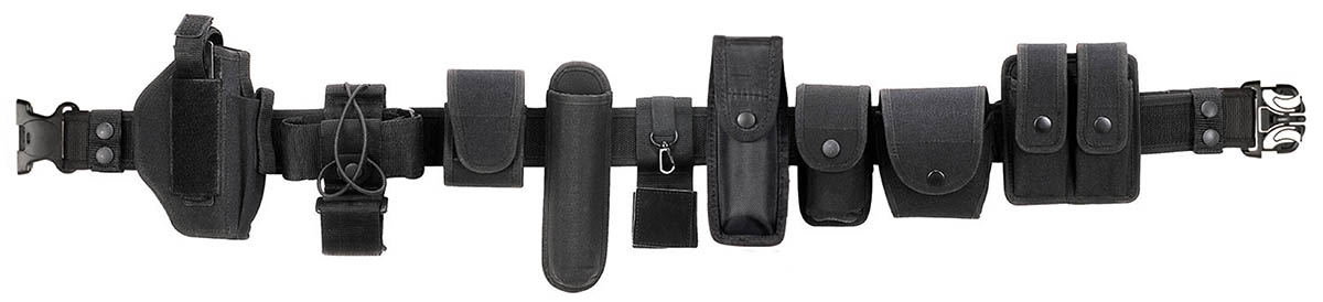 MFH Koppel, "Security", schwarz, 12-teilig, PP-Einlage 22773A