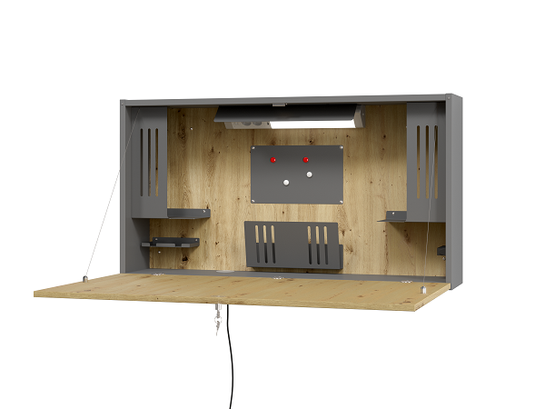Wandschreibtisch MINI-OFFICE VWO Hammerbacher