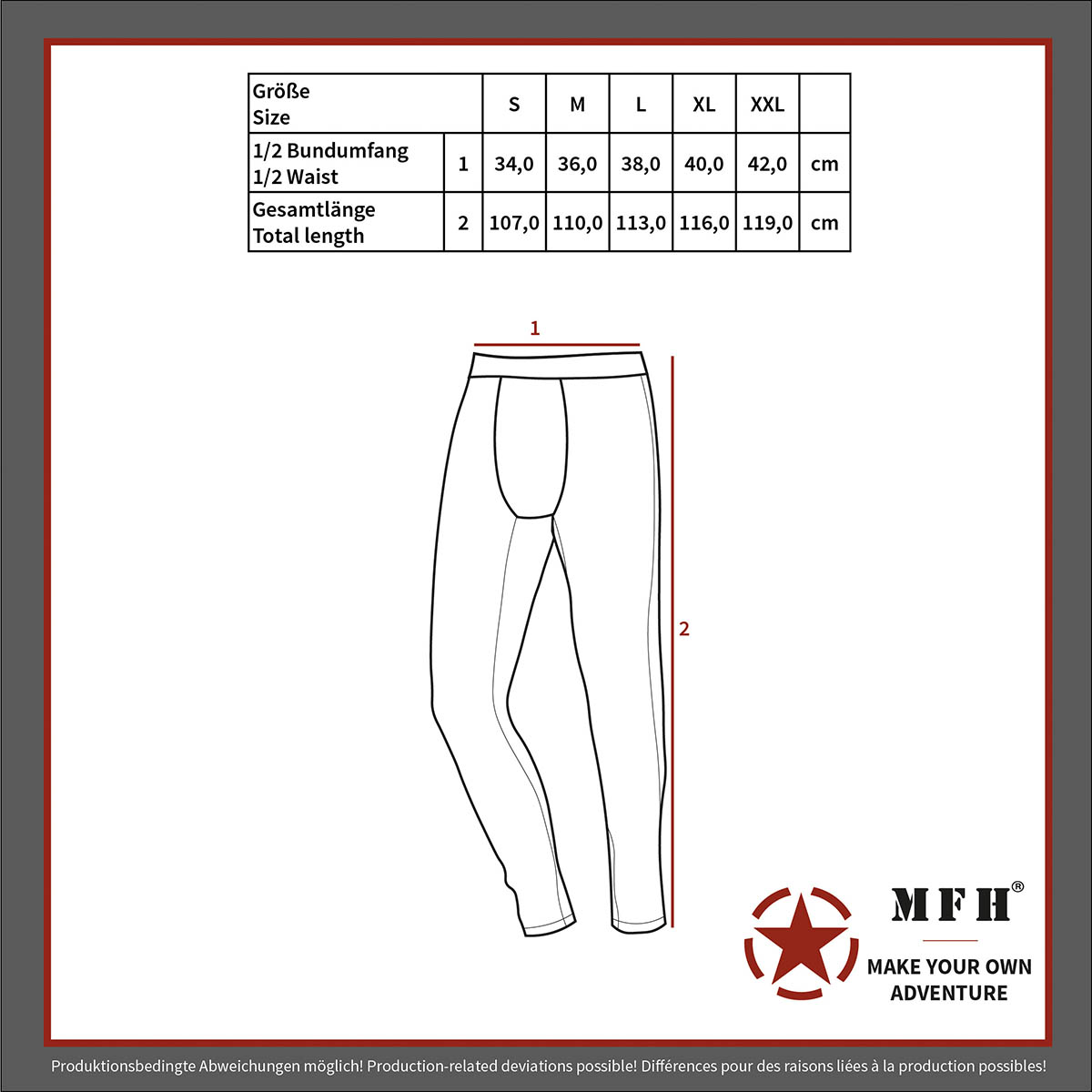 MFH US Unterhose, Level I, GEN III, 11413A
