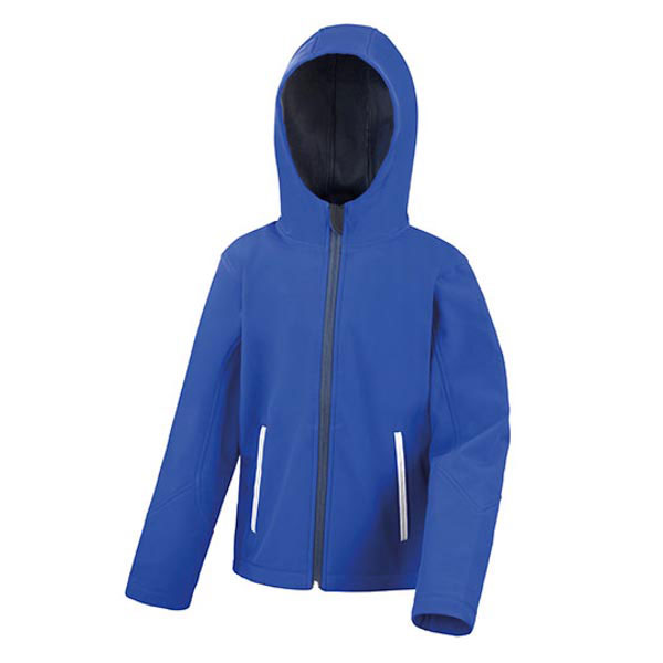 Result Core Junior Hooded Soft Shell Jacket RT224J