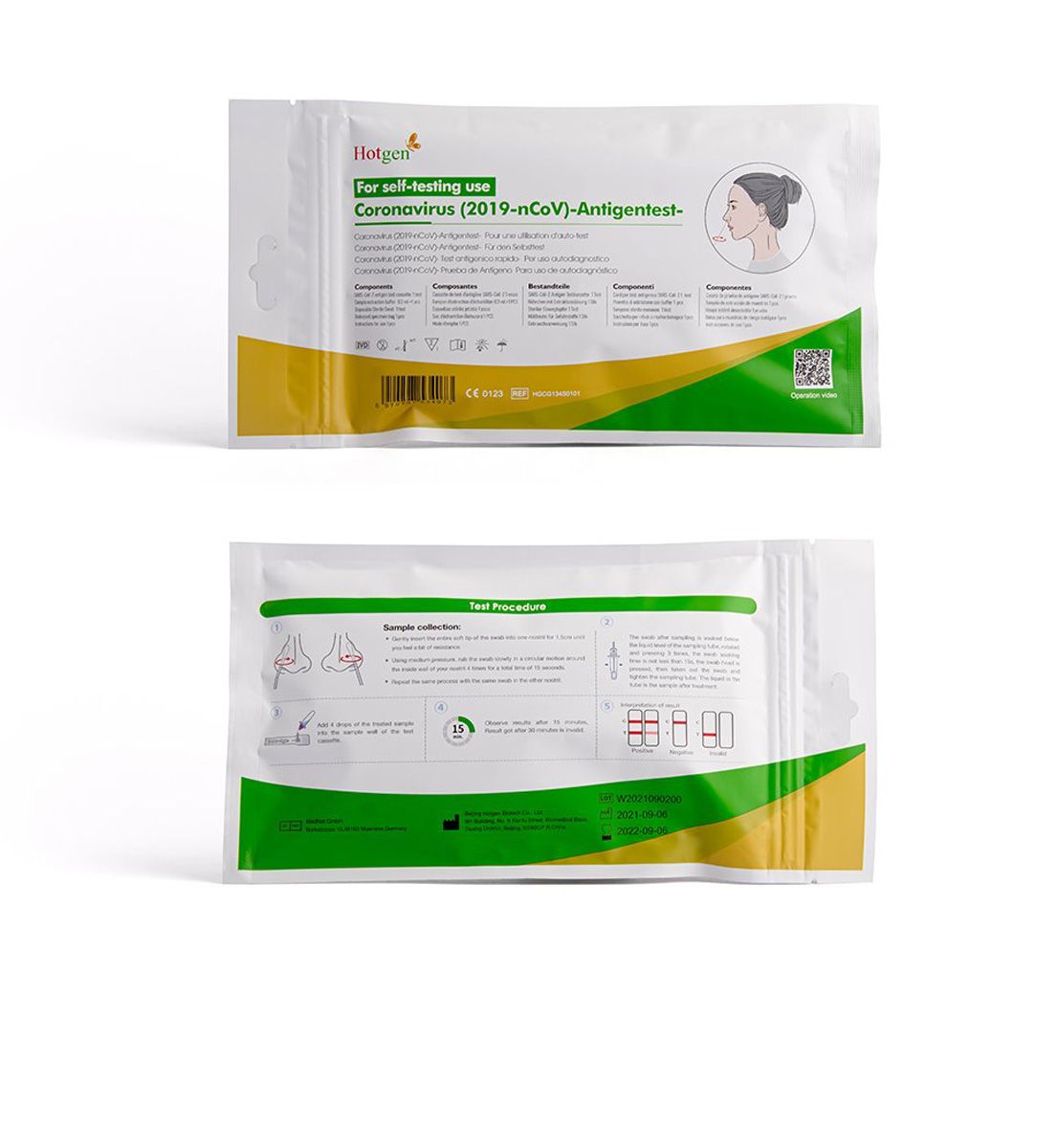 HotGen Antigen Corona Schnelltest