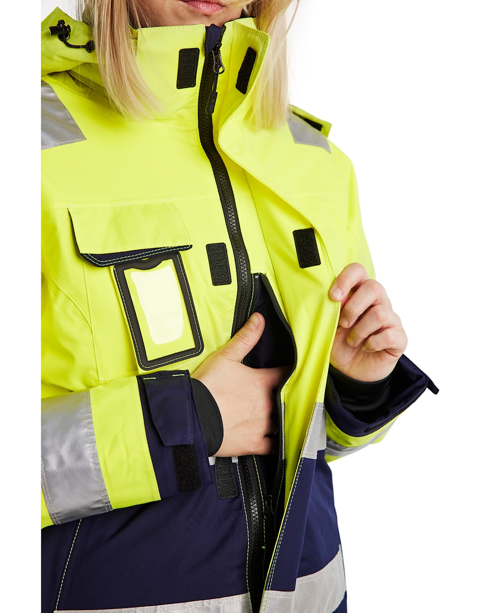 Blåkläder Damen High Vis Winterjacke 48721987