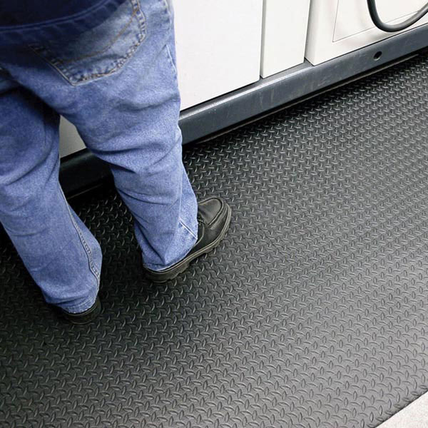 COBA Arbeitsplatzmatte Orthomat Diamond Schwarz DAF010001