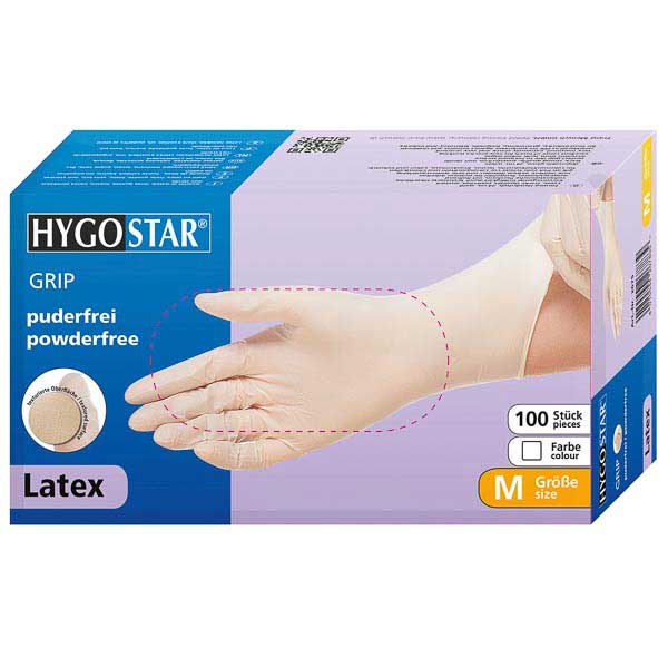 hygostar Latexhandschuh GRIP