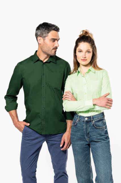 KARIBAN Hemd Popeline K545