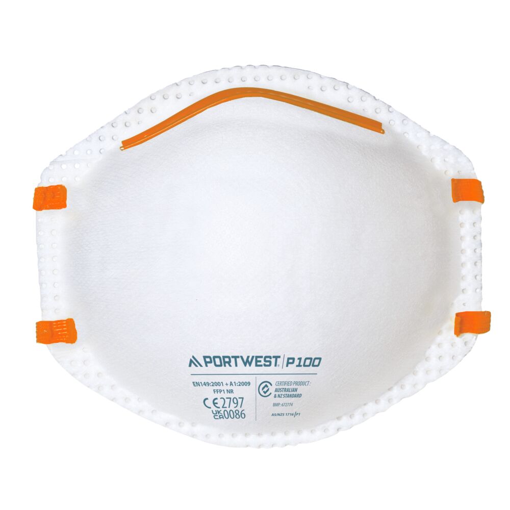 Portwest Atemschutzmaske FFP1 NR P100 (20er Packung)