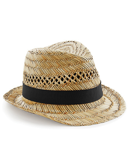 Beechfield Strohhut Trilby CB730