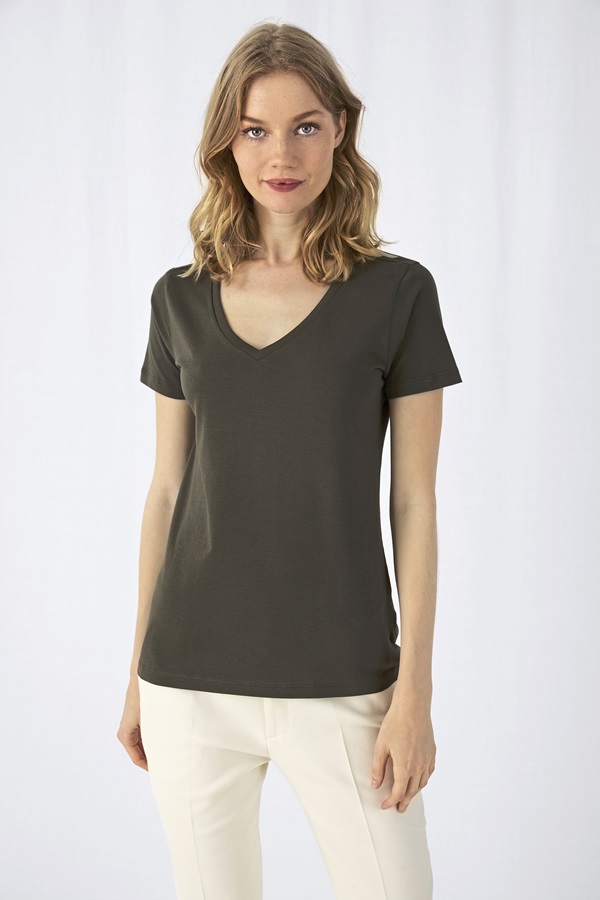 B&C T-Shirt Damen Inspire V-Neck BCTW045