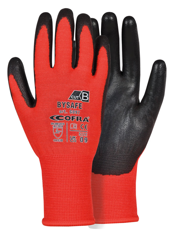 Cofra 12x Schnittschutz Handschuhe BYSAFE