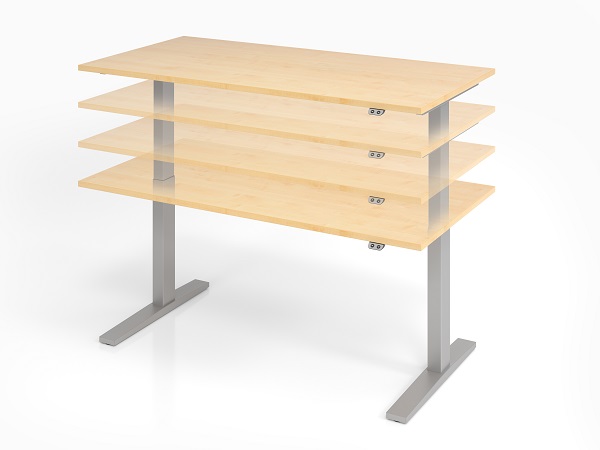 Schreibtisch elektrisch höhenverstellbar BASIC XMKA