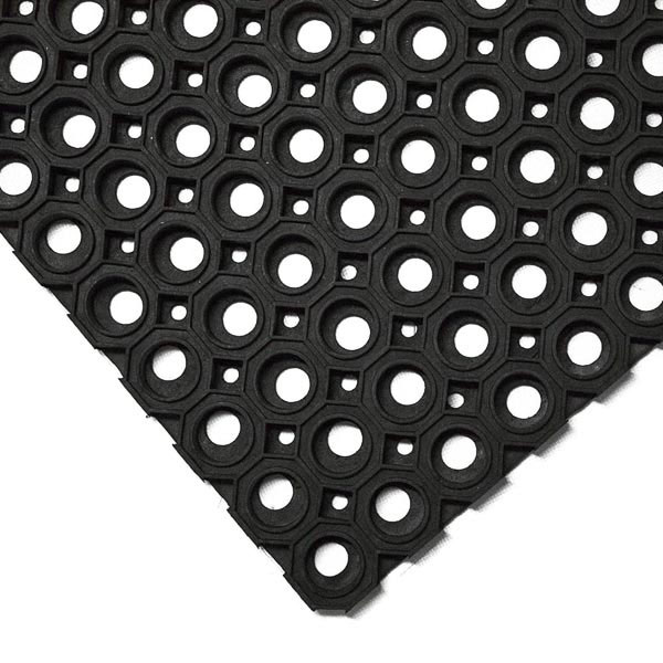 COBA Arbeitsplatzmatte Ringmat Black RM010001