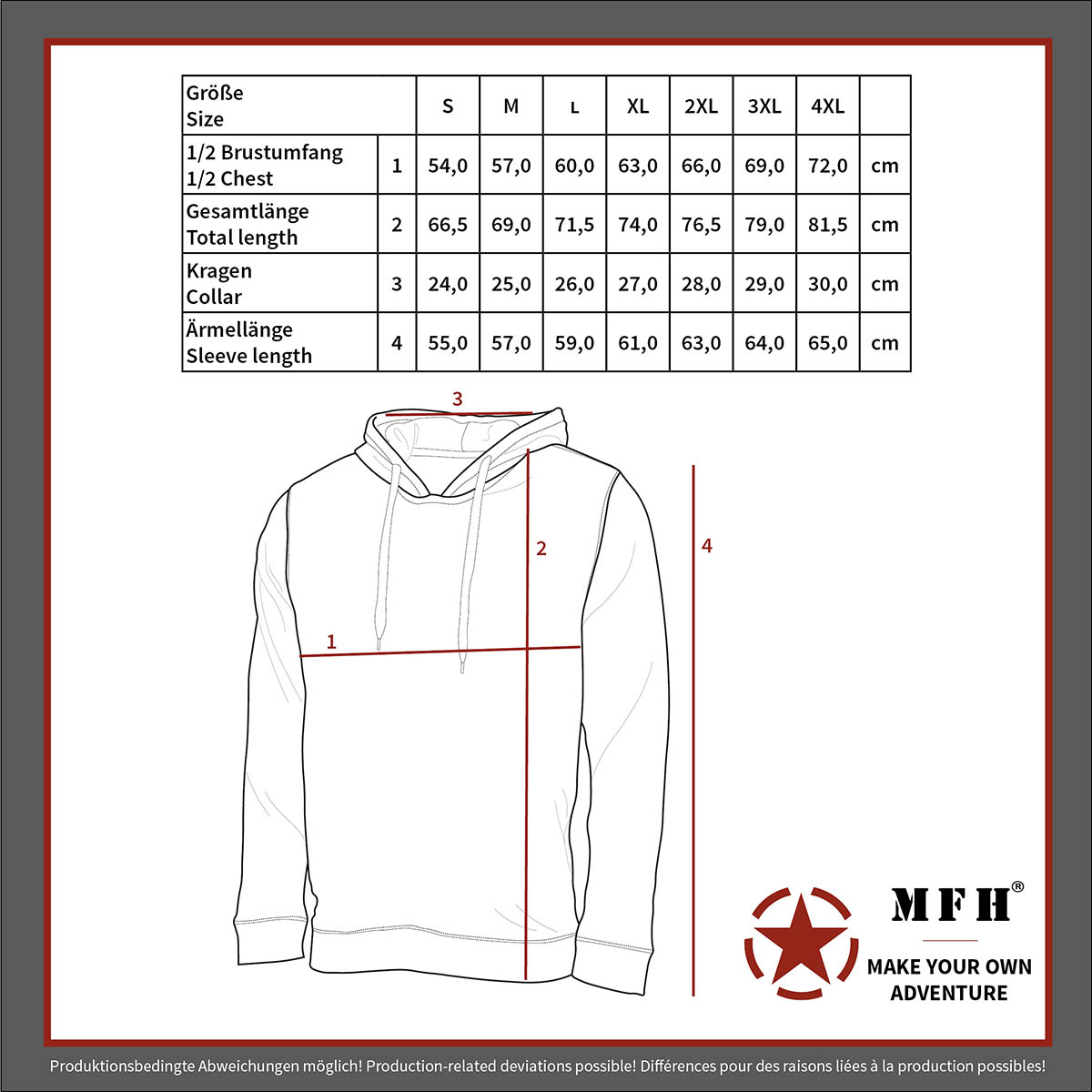MFH Kapuzen  Sweatshirt 00612A