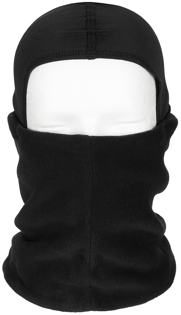 MFH Rundschal, Fleece, schwarz, mit Kopfteil, 10170A