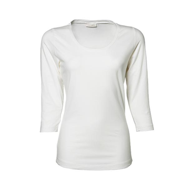 Tee Jays Ladies` Stretch 3/4 Sleeve Tee TJ460
