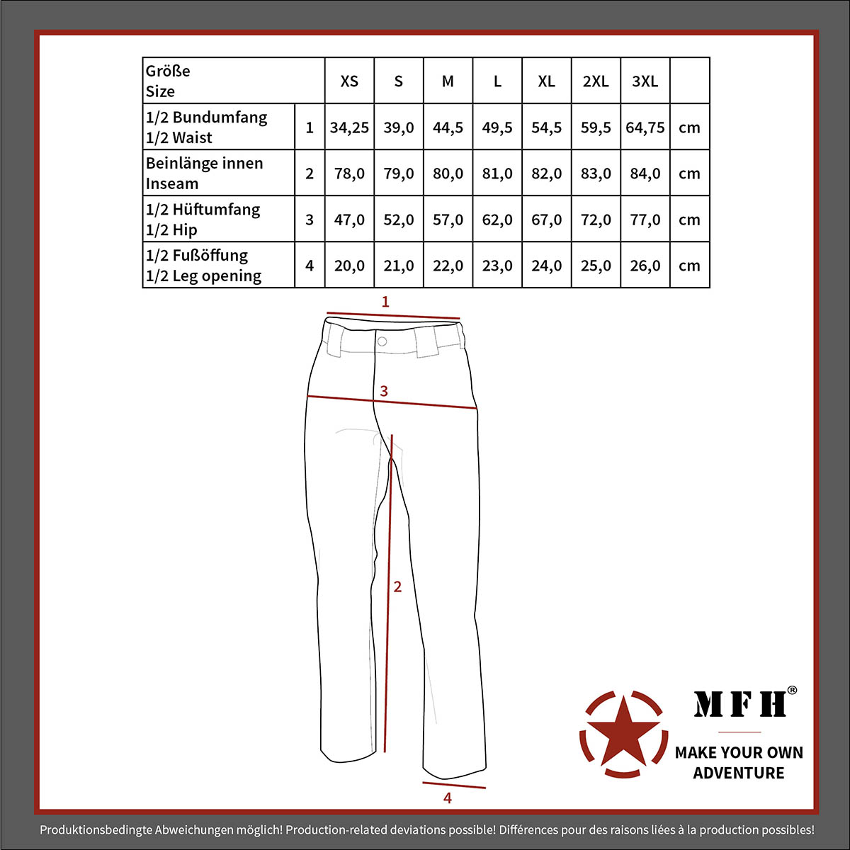 MFH US Kampfhose, BDU 01294A