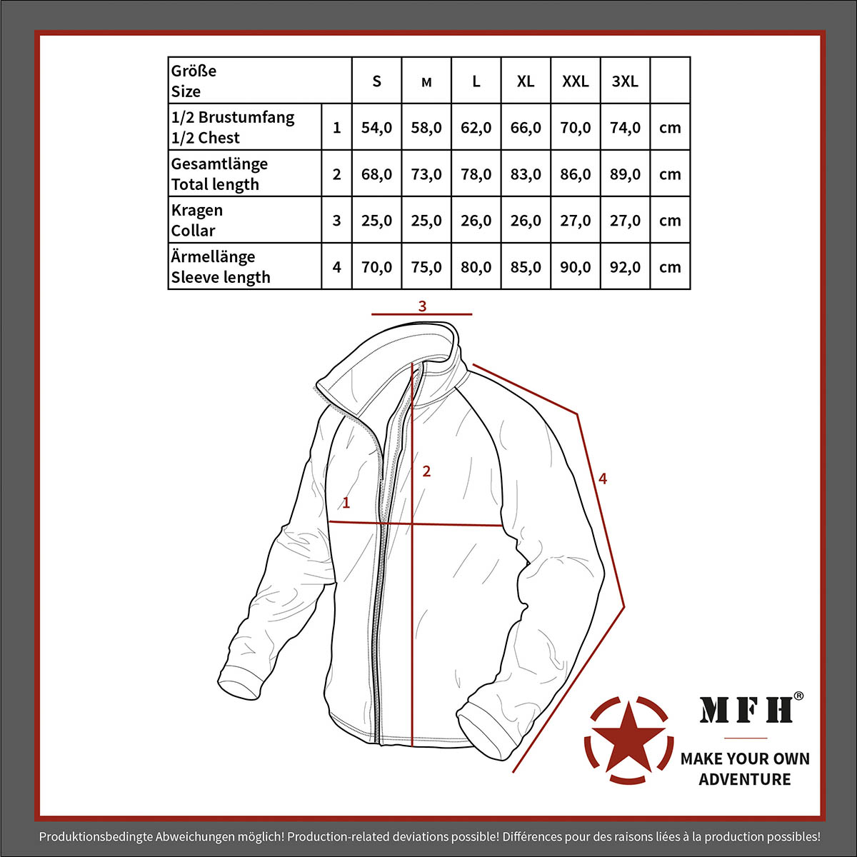 MFH Brit. Thermojacke, "Lightweight" 03682A