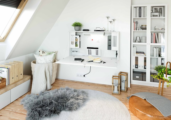 Wandschreibtisch MINI-OFFICE VWO Hammerbacher
