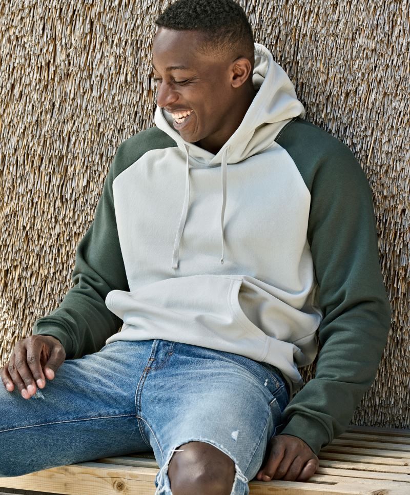Tee Jays Kapuzen Sweater 2-farbig "Unlabeled" TJ5156