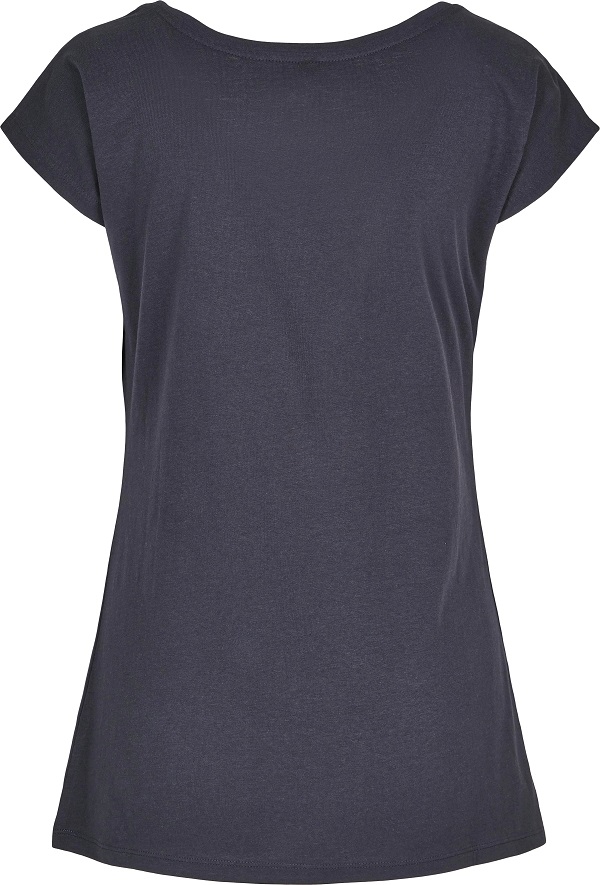 Build Your Brand Damen Wide Neck T-Shirt BYBB013