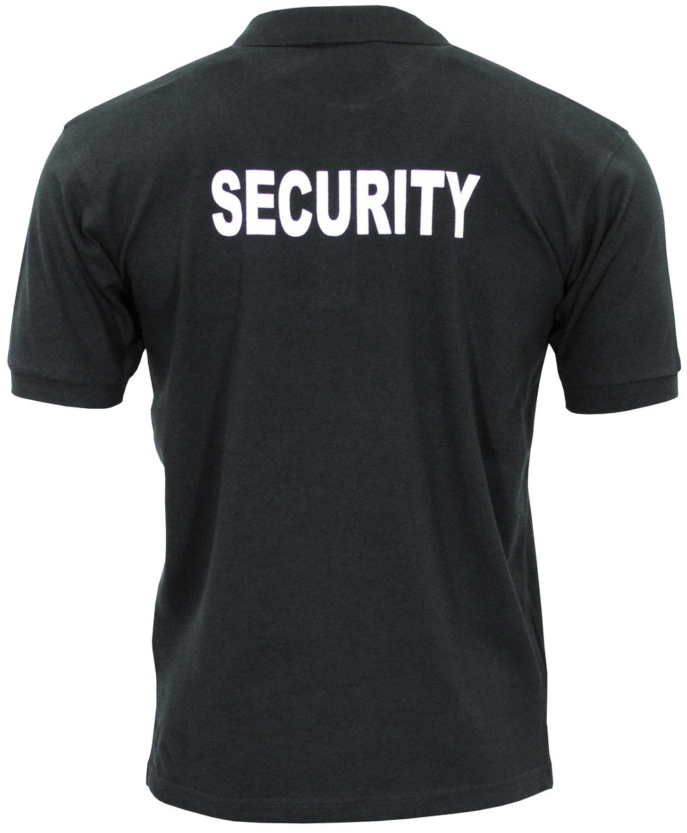 MFH Poloshirt, schwarz, "Security" 00865A