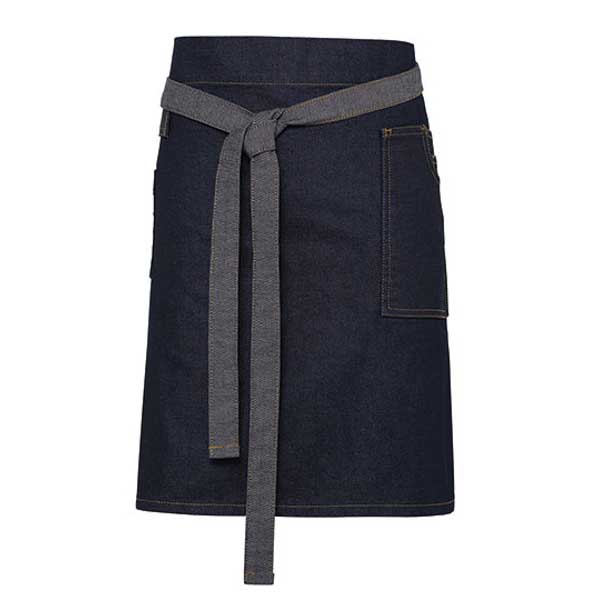 Premier Workwear Division Waxed Look Denim Waist Apron PW135