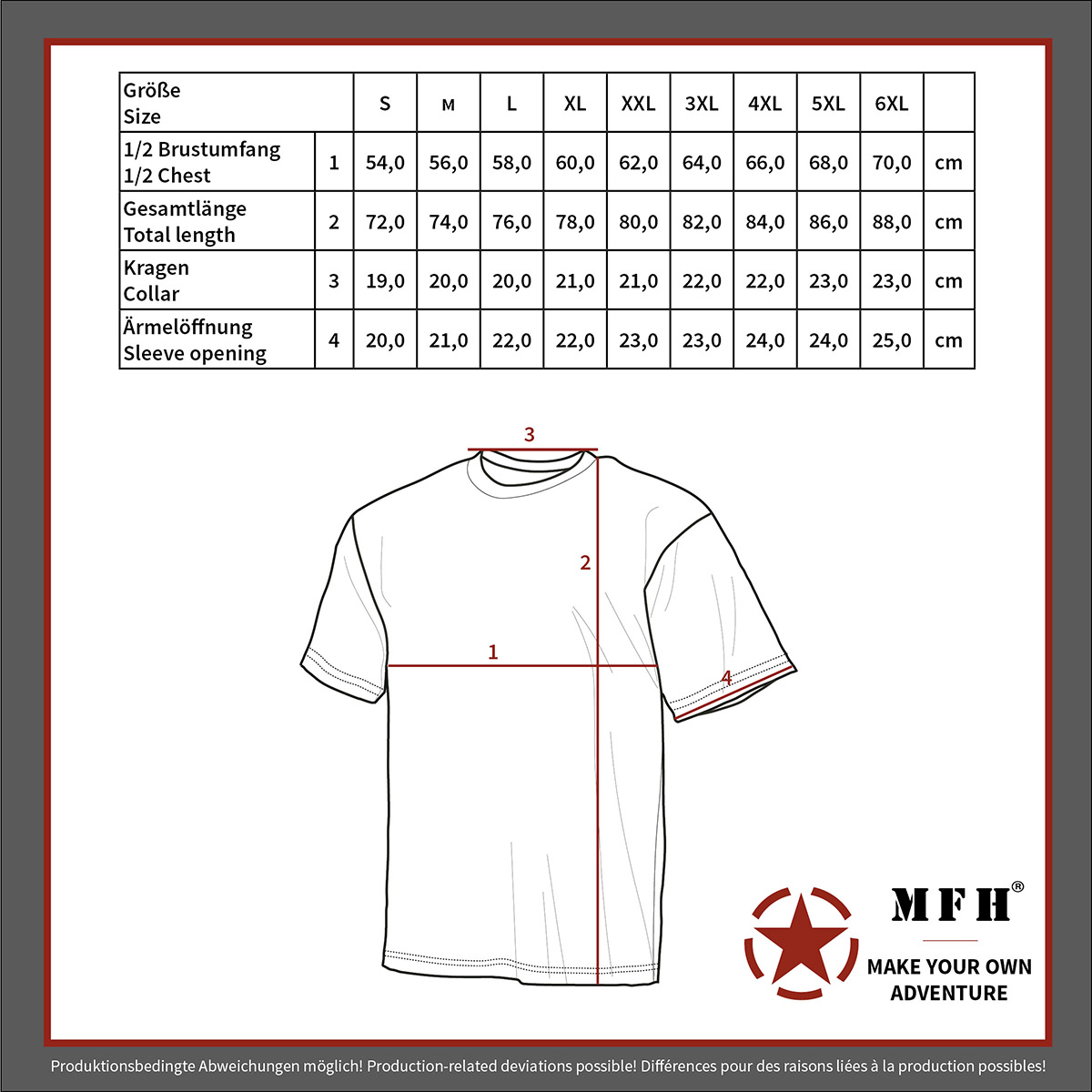 MFH US T-Shirt 00103A