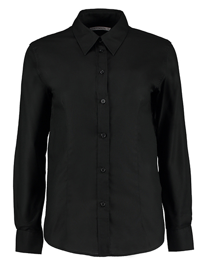 Kustom Kit Damen Bluse Oxford Tailored Fit K361