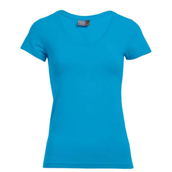 Promodoro Women`s Slim Fit V-Neck-T E3086