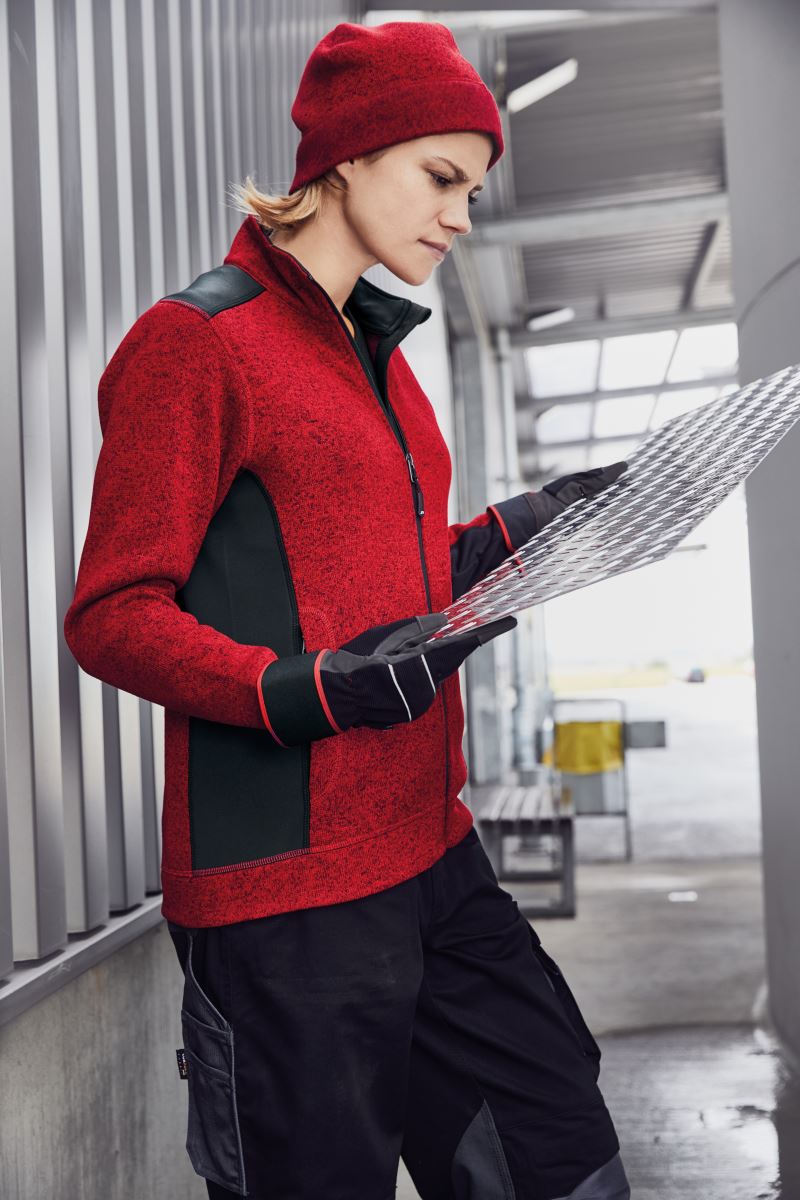 Daiber Damen Knitted Workwear Fleece Strong JN861
