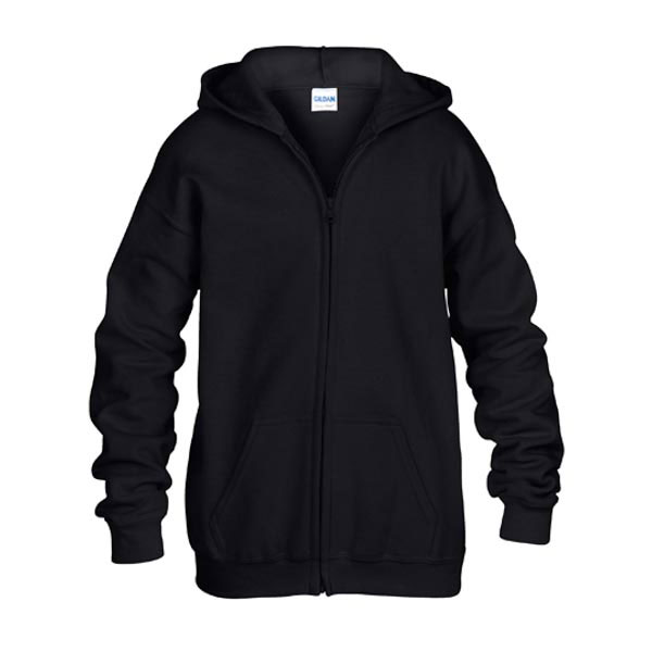 Gildan Heavy Blend™ Youth Full Zip Hooded Sweatshirt G18600K